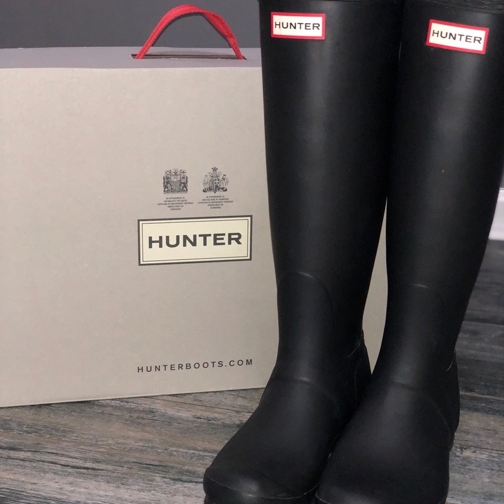 Hunter Black Women's Winter & Rain Boots